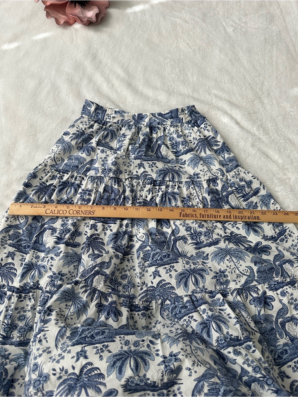 Staud Sea Skirt in Blue Toile size 0 - Picture 6 of 12